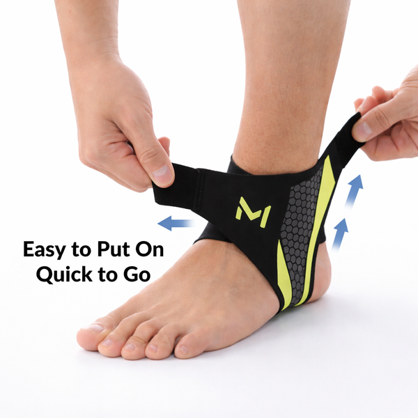 Ankle Fit ankle guard side view