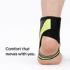Ankle Fit guard worn with everyday shoes